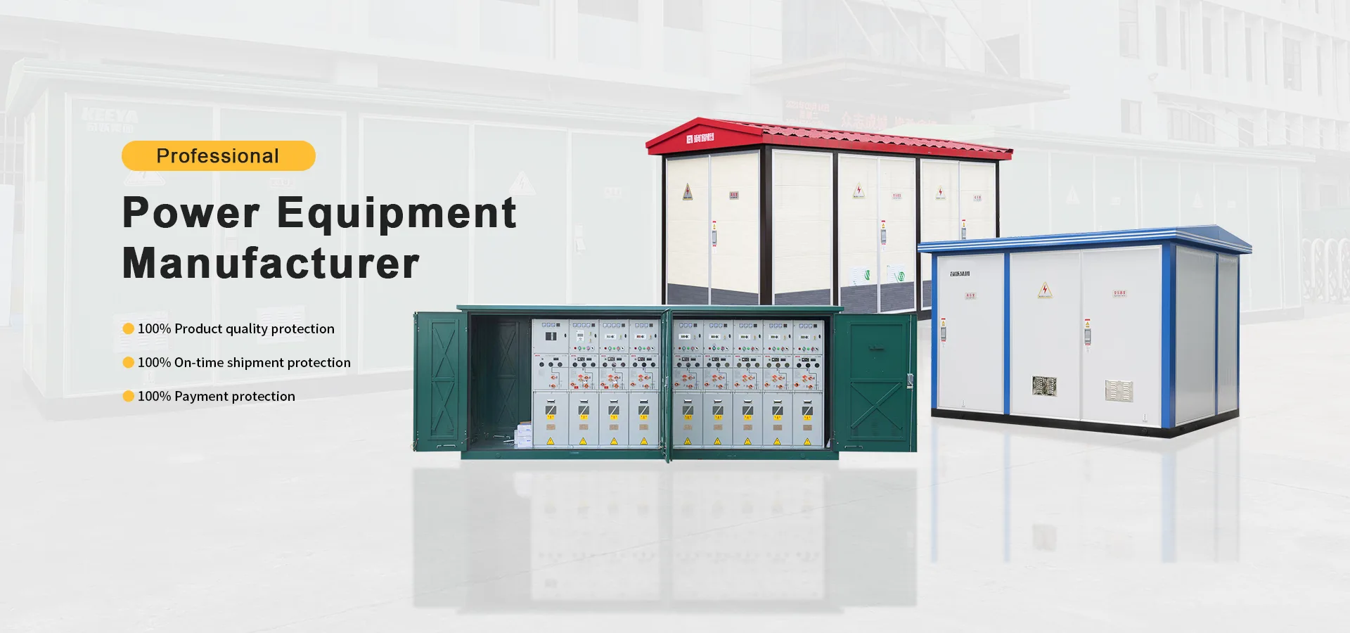 Laatikkotyyppinen sähköaseman tehdas